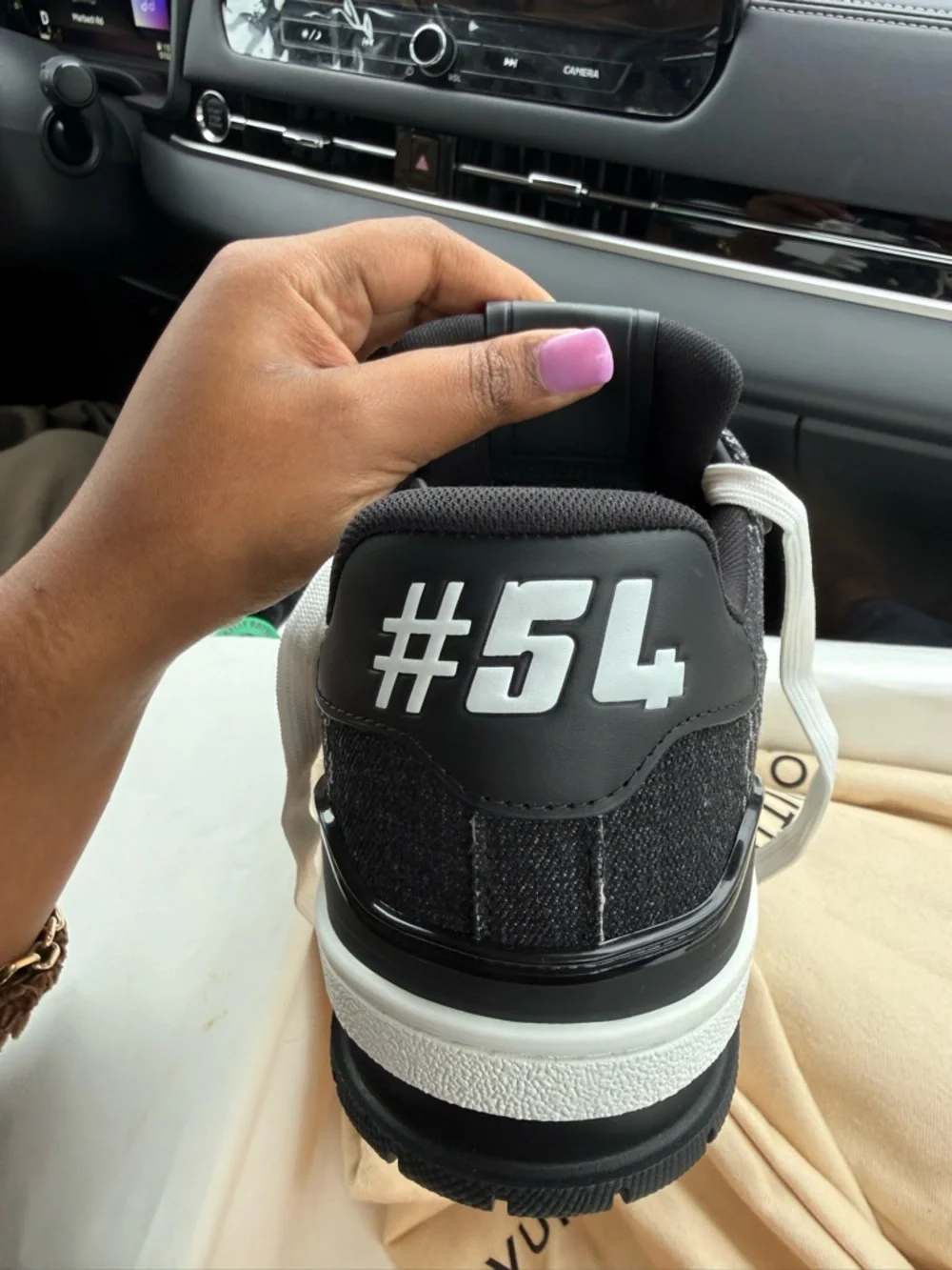 Louis Vuitton LV Trainer Black Damier 3D Denim - Picture 5 of 6